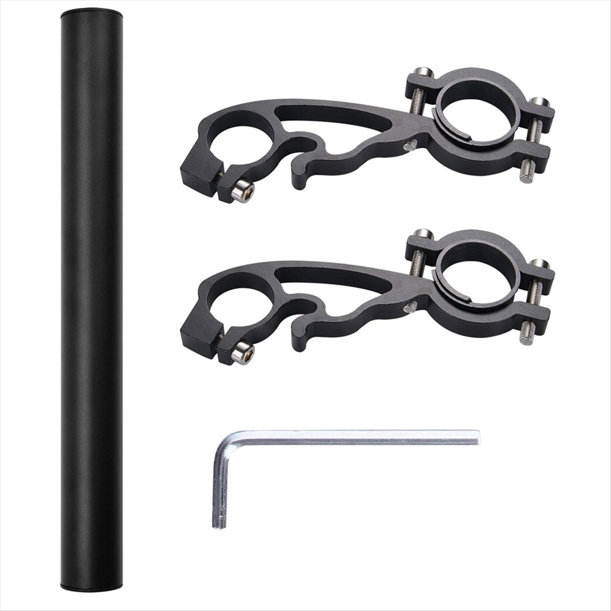 Mountain Biking Tube - A61P 25CM Black Tube Bicycle Handlebar