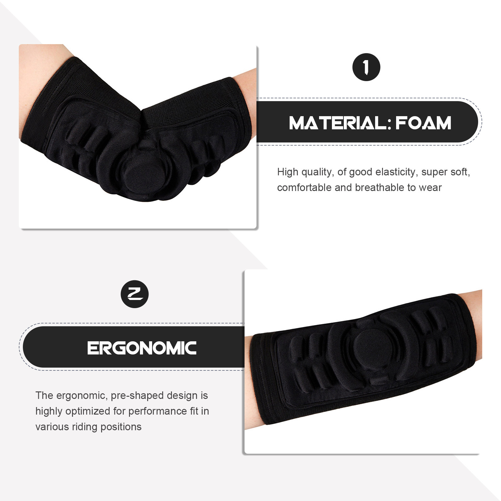 Elbow Pads Guard for Mountain  - đánh giá và giá Mountain Biking Elbow Pads