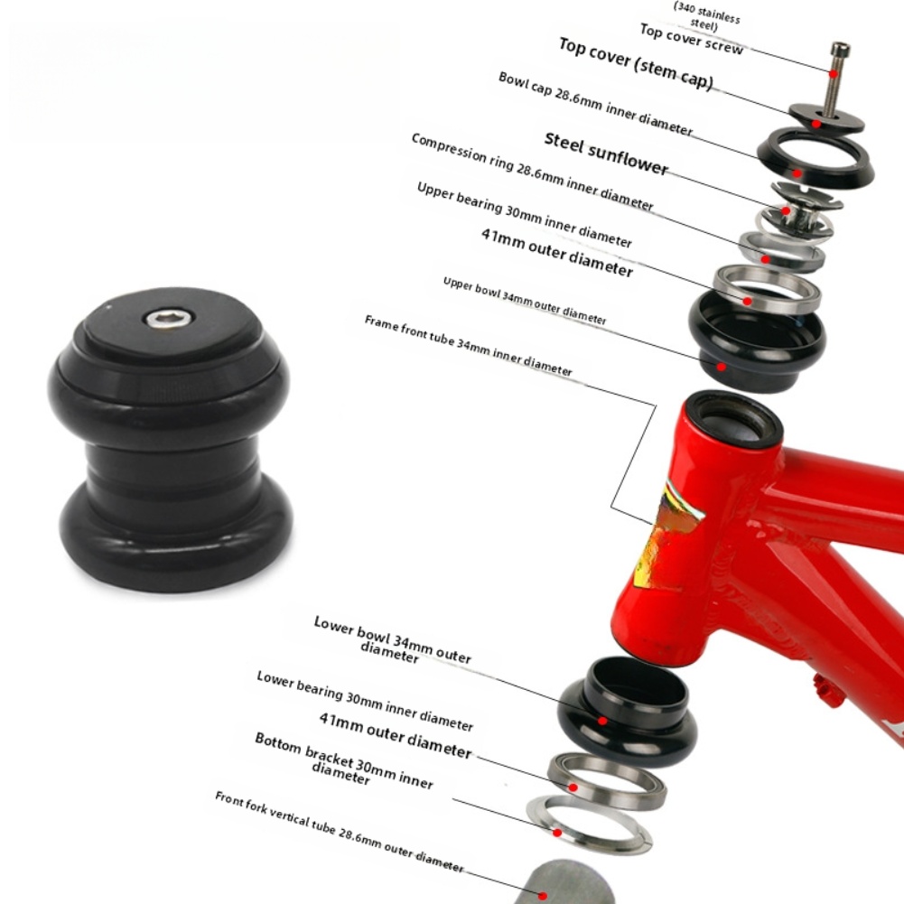 28.6mm for top Cap Headset for - đánh giá và giá Mountain Biking Tube